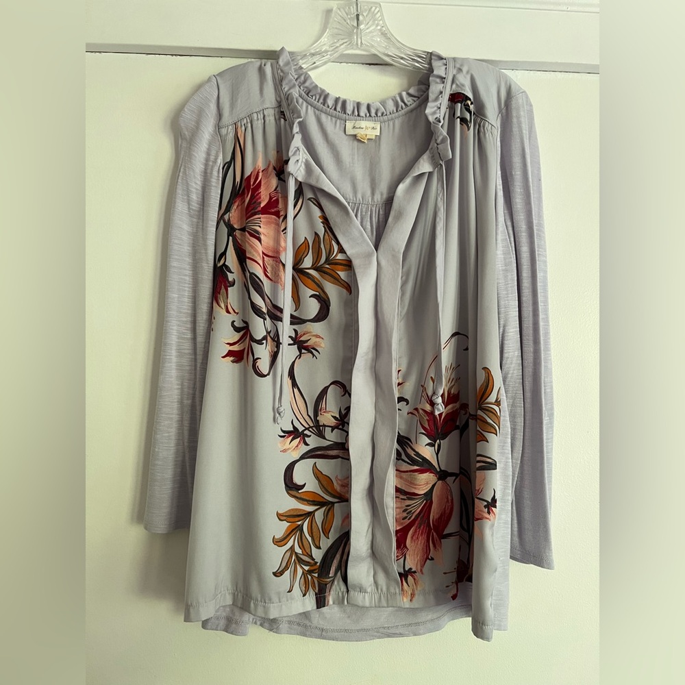 Meadow Rue top from Anthropologie size large